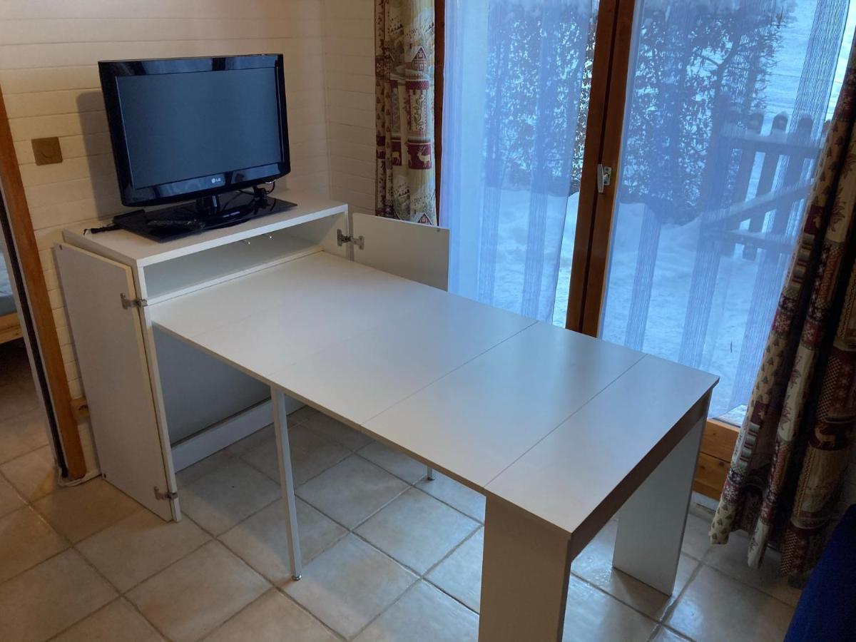 Appartement 2 Pieces Pieds Des Pistes Terrasse Face A La Montagne Bernex Bagian luar foto