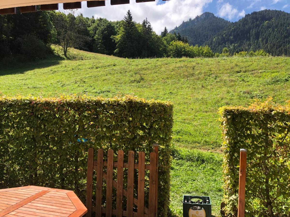 Appartement 2 Pieces Pieds Des Pistes Terrasse Face A La Montagne Bernex Bagian luar foto